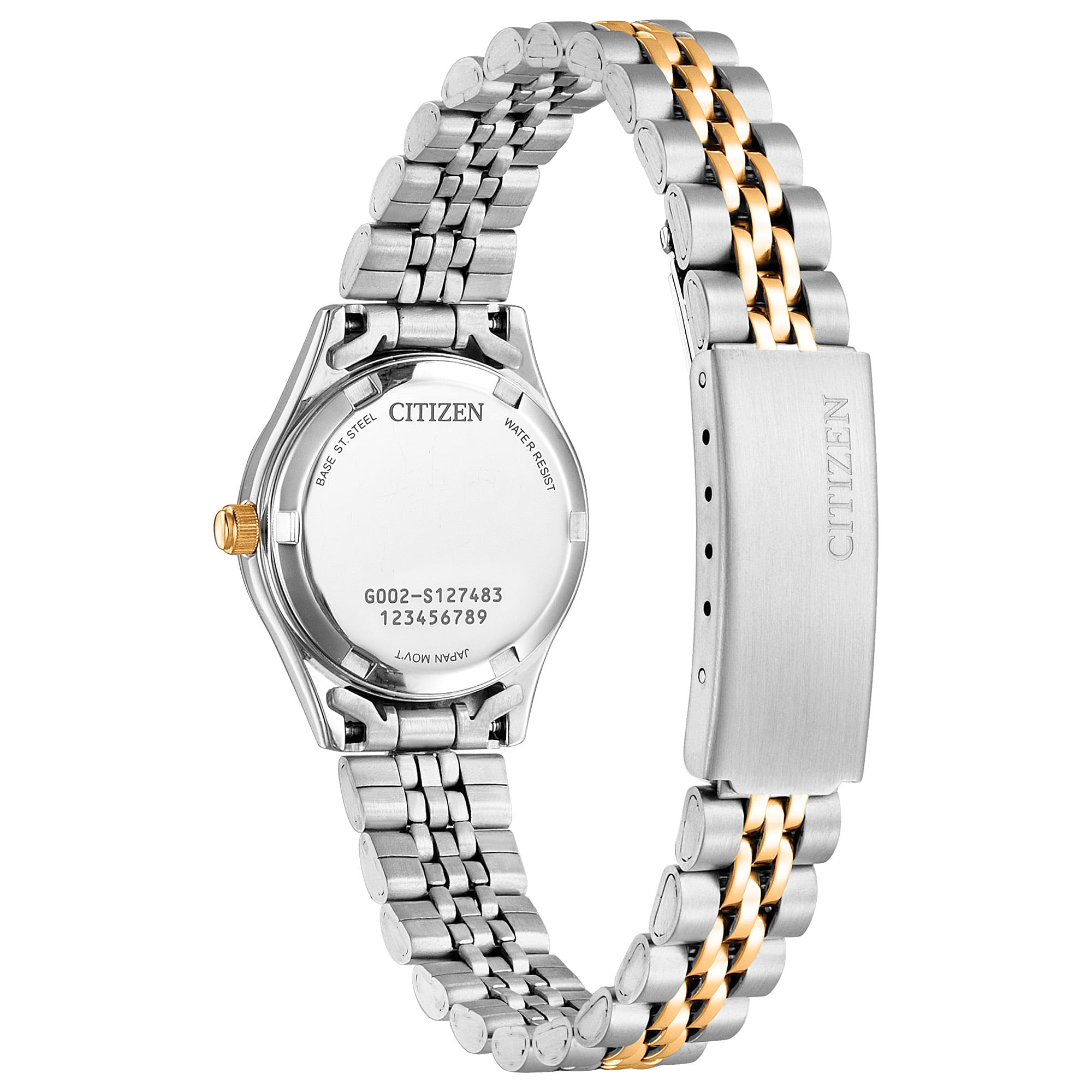 CITIZEN Women\'s Dress Watch, Stainless Steel Bracelet with Crystals, Day Date, Amazon.com: CITIZEN Ladies main image 2