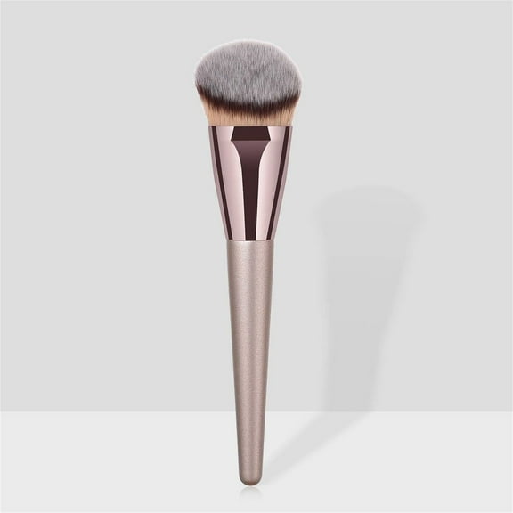 Premium Angled Makeup Brush - Foundation Brush, Synthetic Bristles, Soft Cosmetic Applicator for Blending Liquid, Powder, Bronzer, Full Coverage Vegan Makeup Brush, Easy to Clean W Makeup Organizers