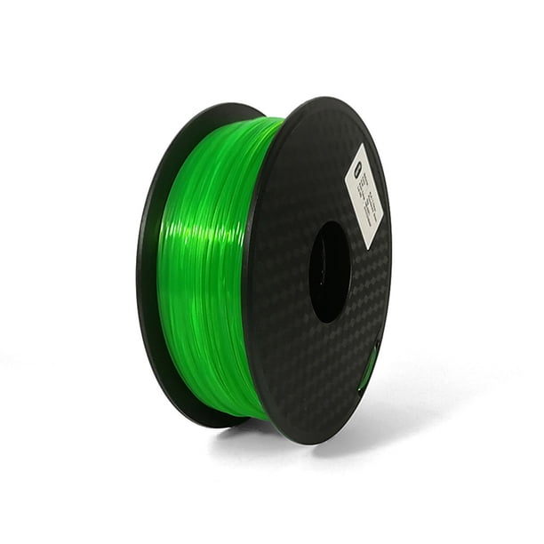 Seitruly Recambio de filamento de impresora 3D de 1,75mm para oficina en casa, 190-220 ℃, filamentos PLA antiobstrucción, accesorio para máquina de Impresoras 3D Verde