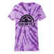 thumbnail image 1 of Camisa de cuello en V Gravity Outdoor Co. Tie-tinte A base de agua Púrpura MEDIO, 1 of 1
