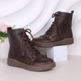 thumbnail image 6 of JUSLIO Boots for Women,Ankle Boots Fashion Casual Zipper Comfort Solid Color Round Toe Womens Boots, 6 of 9