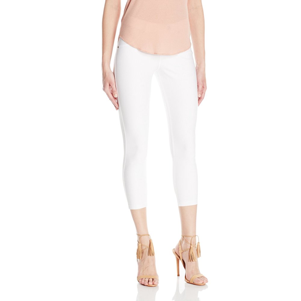 Hue Hue NEW Womens White Size XS Capris Jeggings MidRise Stretch