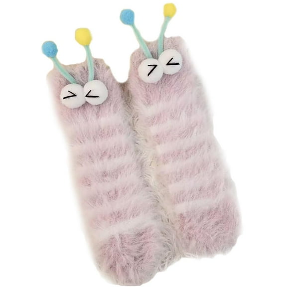 Funny Ugly Big Eyes Plush Socks for Girls HO T W4N9 D6X4 C1X6