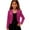 1-Hot Pink843, variant on Girls Glitter Sequins Blazer Formal Party Cardigan Suit Jacket, Sizes 9-10
