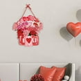 thumbnail image 5 of Valentine's Day Door Hanging Decorations,Romantic Car Sign and Flower Jar Sign Wall Hanging for Wedding Party Anniversary Home Decor,Cute Heart Print Decoration for Indoor Outdoor Holiday Celebration, 5 of 7