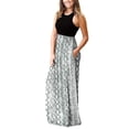 thumbnail image 2 of HAOMEILI Women's Summer Sleeveless Loose Maxi Dress Casual Long Dress with Pockets 2025 New, 2 of 5