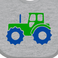 thumbnail image 4 of Inktastic Cute Green Tractor Boys or Girls Baby Bib, 4 of 4