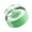 Green, variant on COMEET Puff Boxes, Baby Body Cosmetic Powder Puff and Container Case Infant Kid Powder Puff Empty Loose Powder Box Large Powder Puff
