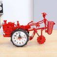 thumbnail image 6 of wirlsweal Table Clock Eye-catching Realistic Looking Plastic Non-ticking Battery Operated Alarm Clock Desktop Ornament for Home, 6 of 10