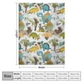 thumbnail image 4 of JEUXUS Dinosaur Blanket for Boys Girls, 300 GSM Soft Kids Blanket, Boy Blanket is Suitable for Toddler Couch , Cute Blanket for Sofa Bedroom Living Room, Dinosaur Gifts for Children,, 4 of 6