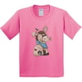 thumbnail image 3 of Inktastic Western Dilly Donkey Youth T-Shirt, 3 of 5