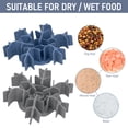 thumbnail image 4 of Slow Feeder Insert for Dog Bowl with Upgraded Large Suction Cups, Anti Slip Cuttable Anti-Chocking Snow Slow Feeding Healthy Eating Fits Small Medium Metal Dog Bowls Adjustable Length 4.7-7 in, 4 of 7