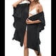 thumbnail image 2 of Traje de Baño para Cubrirse, Traje de Baño para Cubrirse, Traje de Baño para Cubrirse, Cárdigan para Bañarse en la Playa con Volantes. Negro Talla Única, 2 of 10