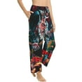 thumbnail image 2 of Terrifier Women's Pajama Pants, Comfy All Over Print Lounge Pants Casual Sleepwear with Pockets & Drawstring, 2 of 8