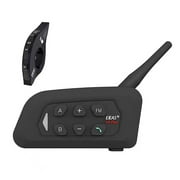 Motorcycle Helmet Bluetooth Intercom Headset with Control Bar 4 Riders