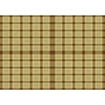 thumbnail image 1 of Ahgly Company Machine Washable Indoor Rectangle Transitional Golden Brown Yellow Area Rugs, 5' x 8', 1 of 7