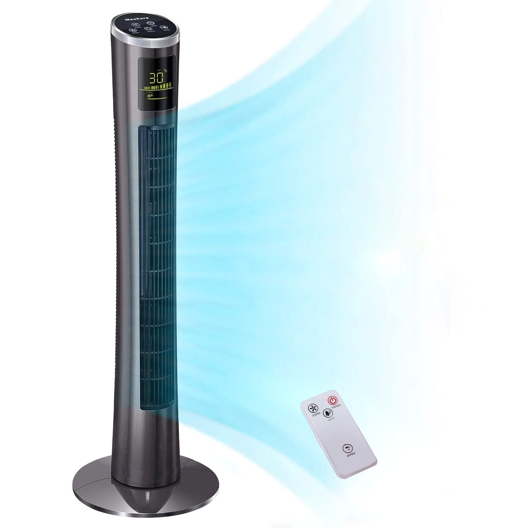 Cold Air Fan Cooler Portable Digital Remote Tower Super Quiet Timer Oscillating 