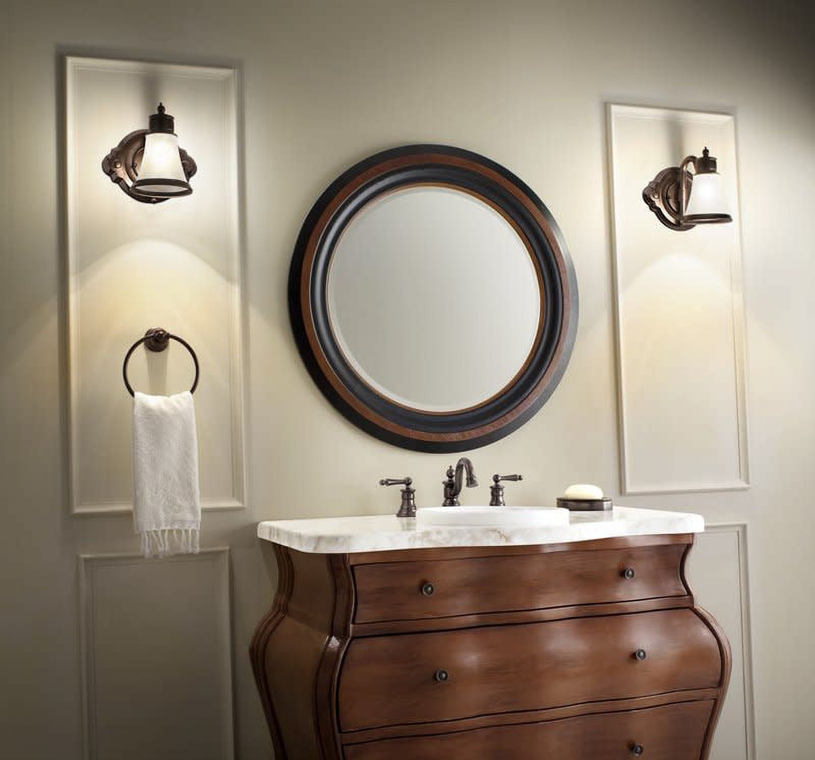 Moen Yb9861 9" Wide Victorian 1 Light Bathroom Fixture From The Waterhill Collection -