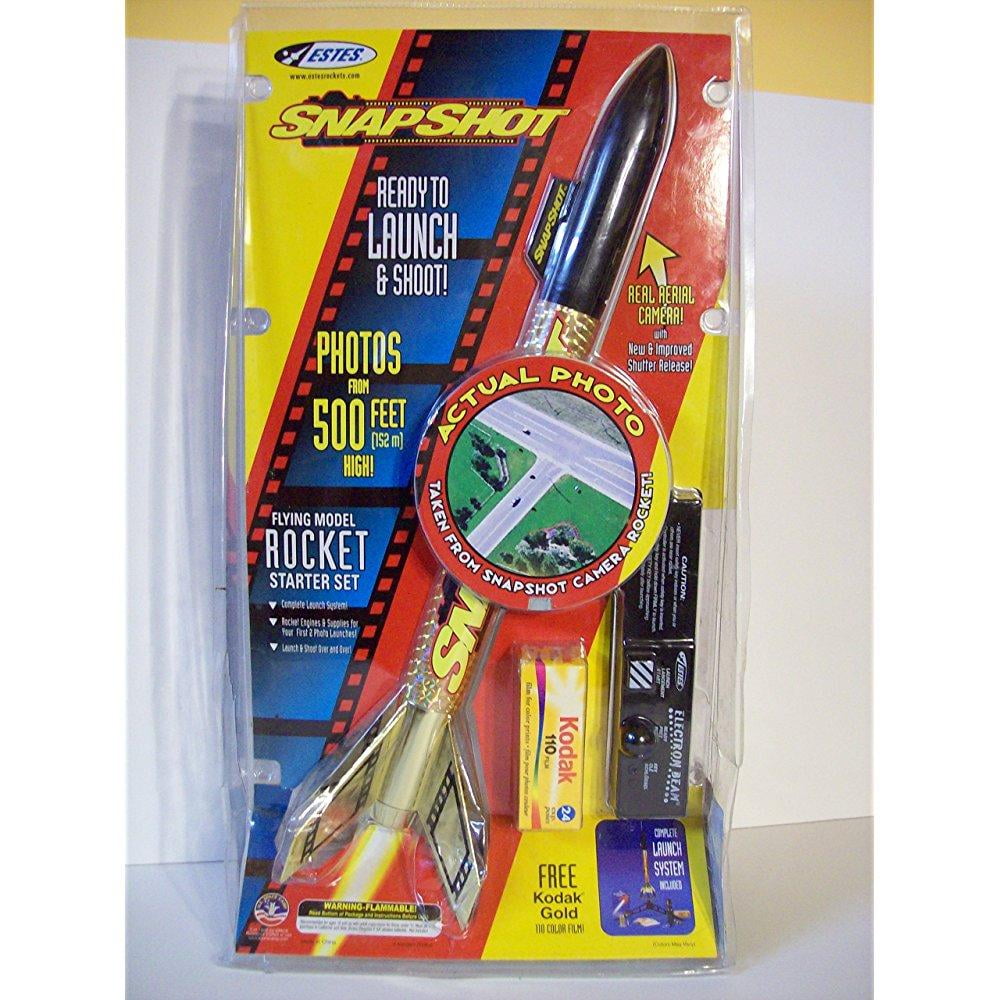 Estes Super Shot Flying Rocket Starter Kit Set SNAPSHOT CAMERA ROCKET
