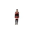thumbnail image 1 of One A Womens Buckled Coat Cardigan Sweater, Rojo, Grande, 1 of 1