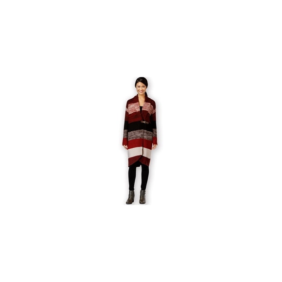 Suéter Cardigan con Hebilla Rojo One A XS
