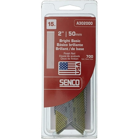 

Senco A302000 15 Gauge by 2 Bright Basic Finish Nail