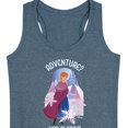 thumbnail image 3 of Frozen - Winter - Adventure? Yes Please! - Women's Racerback Tank Top, 3 of 5