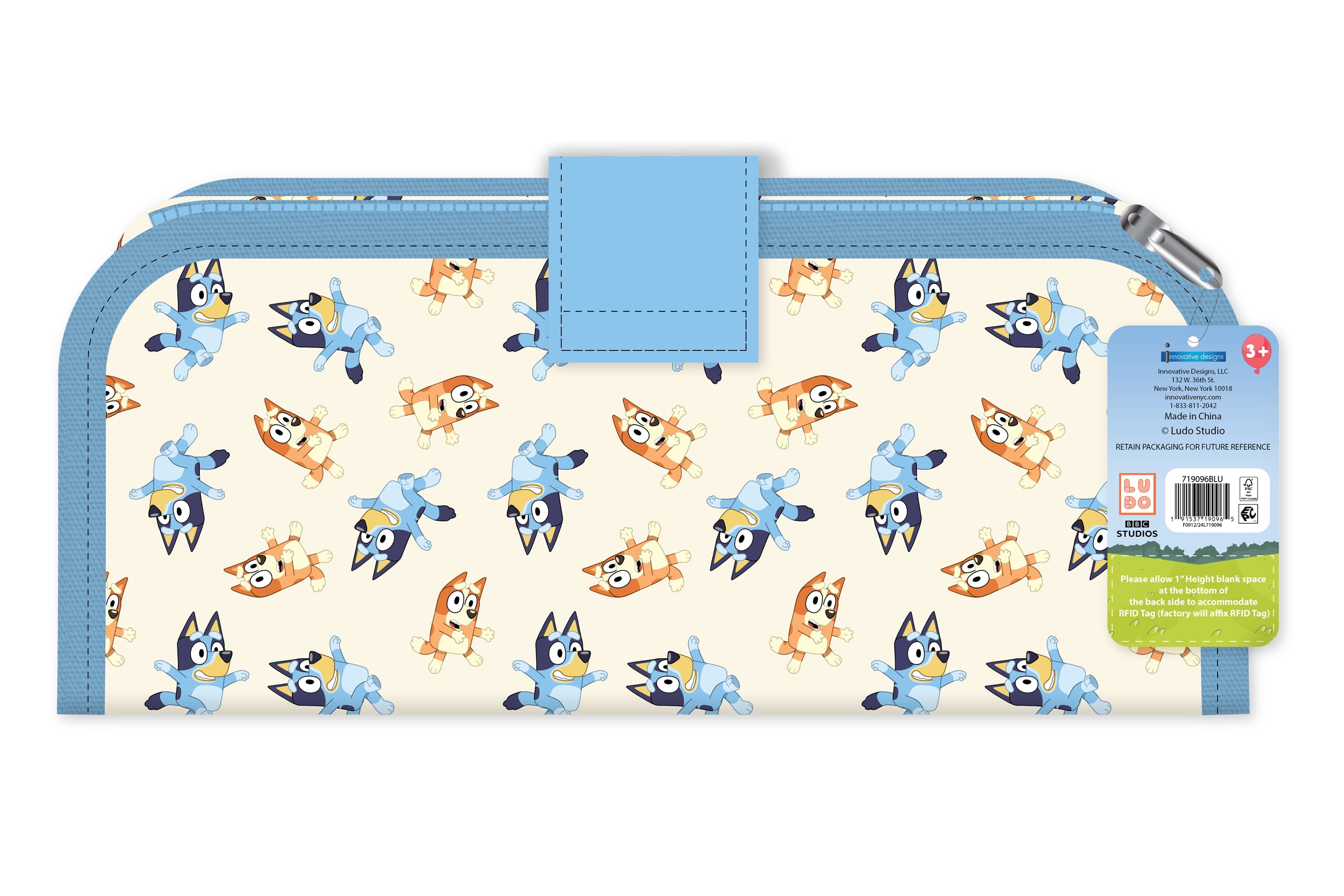 Bluey Utility Pencil Pouch for Students, Elementary School