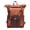 Tan, variant on Ismart Vegetable-Tanned Leather Backpack - Retro Travel, Hiking & Laptop Backpack for Men & Women