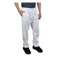 thumbnail image 1 of Pantalón De Chef, Cocina, Cocinero, Resorte, Blanco., 1 of 5