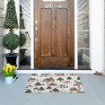 thumbnail image 5 of Yayeee Doormat for Inside 20"x32" Absorbent Low-Profile Washable Non-Slip Rubber Backed Entryway Rug, Brown Christmas House, 5 of 8
