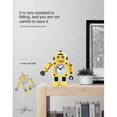 thumbnail image 4 of Reloj, despertador con campana fuerte y robot de dibujos animados, reloj de escritorio, alarma para niños, regalos de Black Friday, Navidad, habitación, aula, sala de estudio (amar, 4 of 5