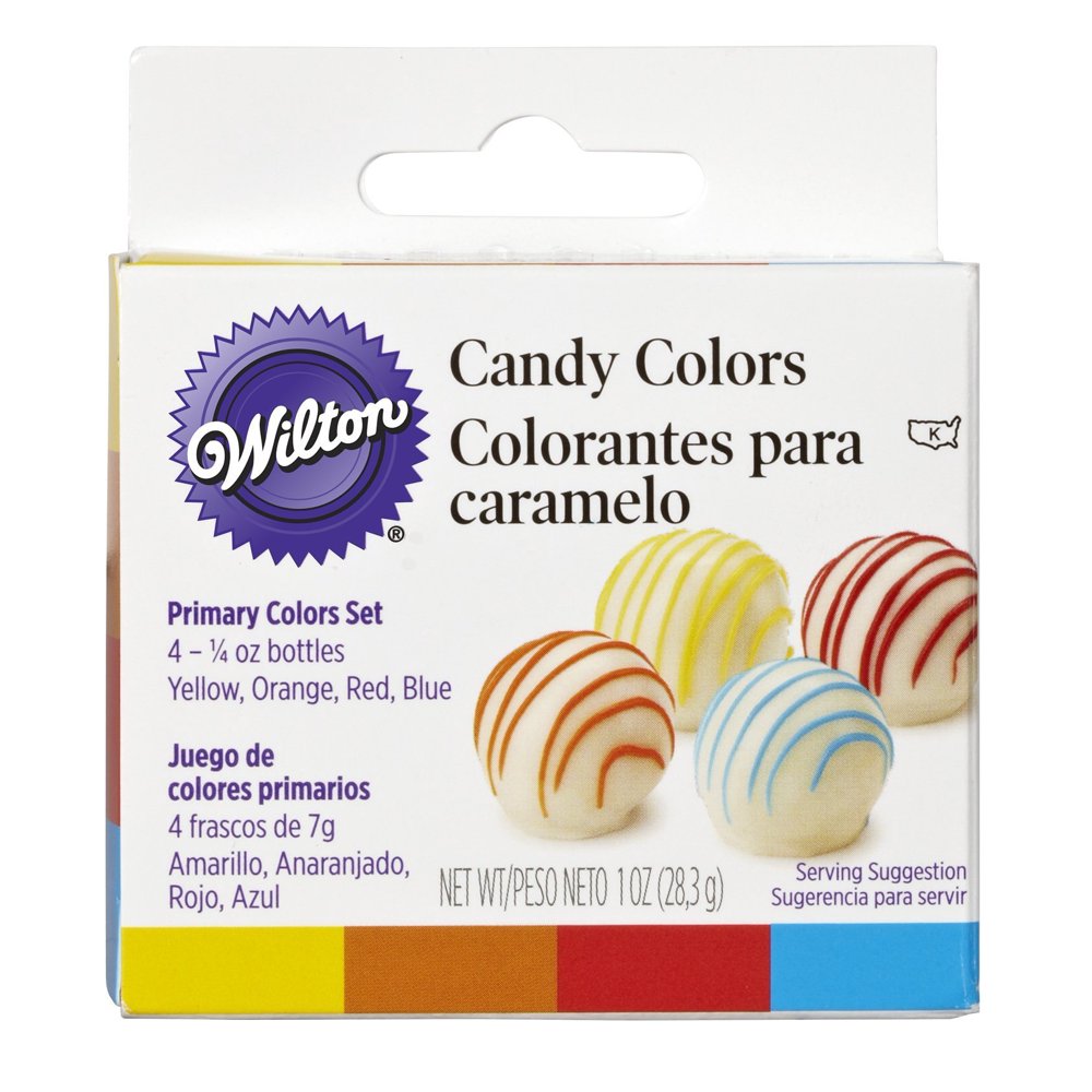 Wilton Candy Decorating Primary Colors Set, 1 oz.