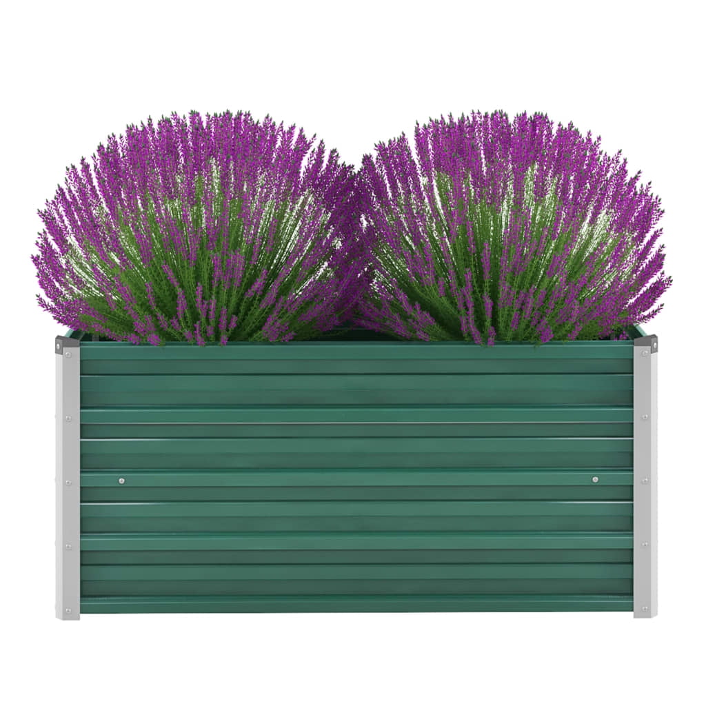 Kepooman Outdoor Raised Garden Bed for Vegetables Flowers, 39.4" X 15.7" X 17.7", Green Kepooman Outdoor Raised Garden Bed for Vegetables Flowers, 39.4" X 15.7" X 17.7", Green