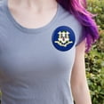 thumbnail image 2 of Connecticut State Flag Pinback Button Pin, 2 of 4