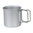 thumbnail image 1 of Taza de café para acampar, aleación de aluminio, ligera con asas plegables, vasos Argén Zulema Taza Senderismo, 1 of 8