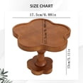 thumbnail image 5 of Wood Cake Stand, Round Wooden Cupcake Pedestal, Paulownia Woods Slice with Legs, Rustic Cake Holder Wooden Serving Tray Serving Board Display Wood Plant Stand, 5 of 9