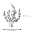 thumbnail image 2 of KAKOWELY 1Pack Flexible Crystal Hair Comb for Girls Decorative Hairstyle Enhancement, 2 of 8