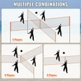 thumbnail image 3 of KFFKFF Système de Filet Multi-Usage, Hauteur Réglable pour Volleyball et Badminton, Installation Facile pour Plage Ou Jardin, Inclut un Sac de Transport Portable, Idéal pour la Famille et les Amis, 3 of 9