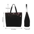thumbnail image 5 of Naloa Sparkling Pink Night Sky Tote Bag for Women Large Capacity Shoulder Bag for College Work Travel Shopping, 5 of 8