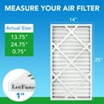 thumbnail image 2 of LotFancy 14x25x1 Air Filters, MERV 8 Pleated HVAC AC Furnace Air Filters, 4 Pack, 2 of 9