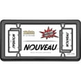 thumbnail image 3 of Cruiser Accessories Nouveau Valu-Pak License Plate Frames, Black Plastic, 3 of 3
