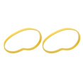 thumbnail image 2 of Pack Band Saw Tires Non-Slip Rubber Woodworking Bandsaw Wheel Replacement for 8 Inch Bandsaw Wheel, Yellow, 2 of 5