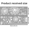 thumbnail image 4 of Farcauo 2 Set White andelion Wall Decals Peel and Stick Dandelion Wall Stickers Large Floral Wall Stickers & Murals Vinyl Wall Art Flower Wall Decals for Living Room Bedroom Bathroom Door Restroom, 4 of 7