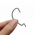 thumbnail image 3 of Bass Fishing Hooks, Reliable And Durable High Carbon Steel Offset Worm Hooks For Freshwater And Saltwater, Texas Style Worm Bait Hooks With Sharp Fish Hook For Consistent Hookups, 3 of 6