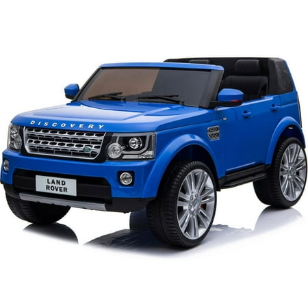 Land Rover Discovery 12v Kids Battery Powered Car 2 Seater Blue (2.4ghz (Best Year Land Rover Discovery)