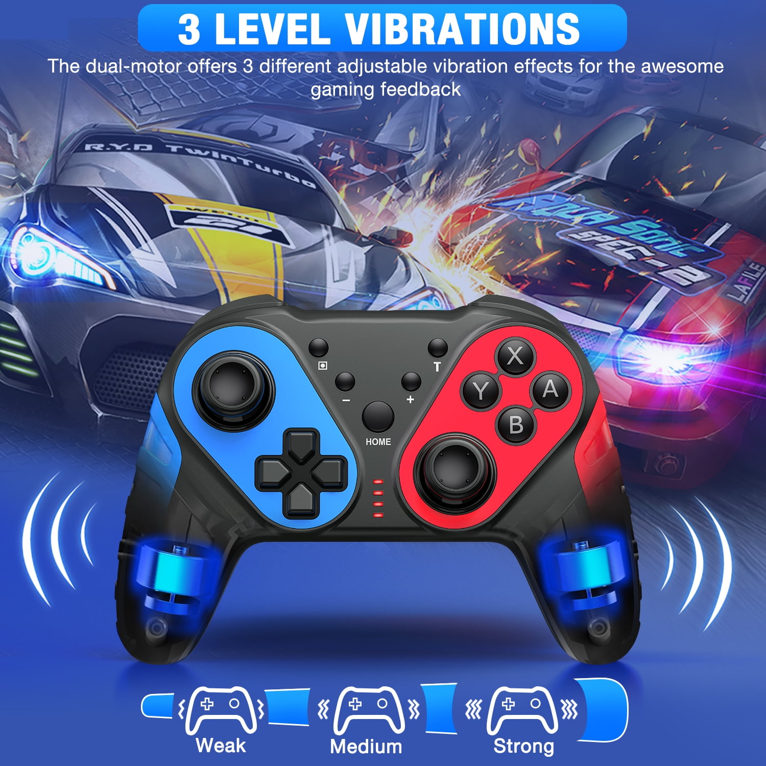 Buy BEBONCOOL Nintendo Switch Controller,Extra Wireless Pro Controller ...