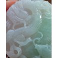 thumbnail image 2 of Certified Green Pale Lavender Burma 100% Natural A Jade jadeite Pendant Dragon Fish Lotus Leaf Coin Necklace 592849 TN, 2 of 10