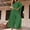 Green, variant on Hueook Womens Sweatsuits 2 Piece Set Women's Casual Loose Round Neck Solid Color Off Shoulder Summer Women's Suit Green XL