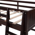 thumbnail image 6 of Twin Size Loft Bed, Wood Low Bed with Ladder, No Box Spring Needed, 3 Colors Available, 6 of 8
